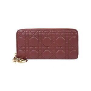 Dior Lady Voyage Long Wallet Round Zip
